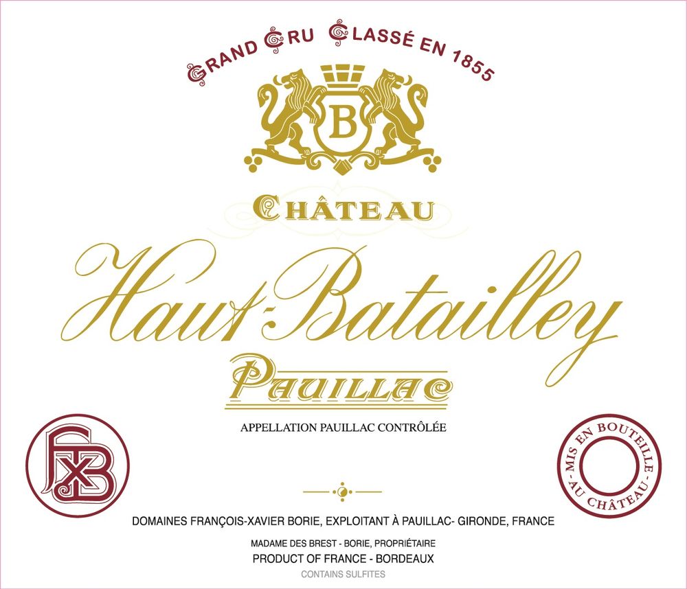 Chateau Haut Batailley 1987