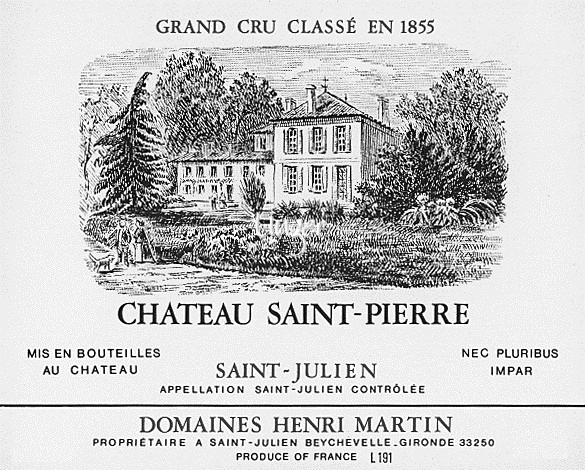 Chateau Saint Pierre 2012