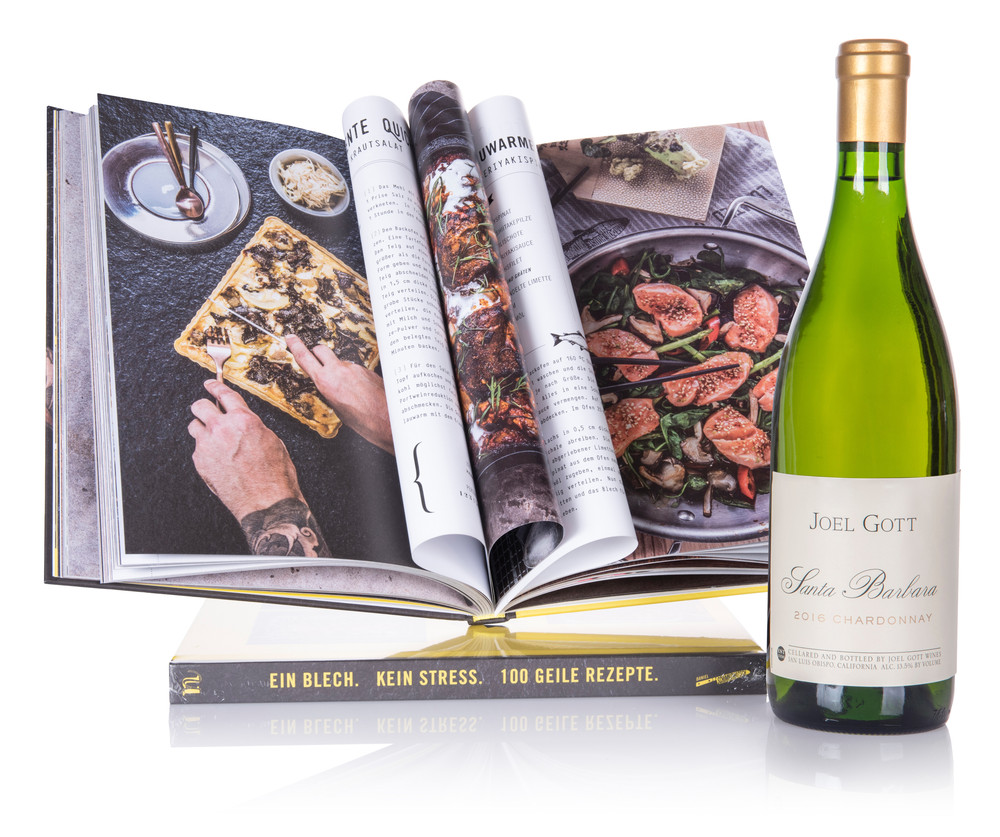 Joel Gott & * Sternekoch Daniel Schimkowitsch - Chardonnay Santa Barbara & Ein Blech. Kein Stress. 100 geile Rezepte