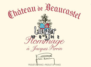 2017 Chateauneuf du Pape Hommage a J. Perrin Chateau de Beaucastel Chateauneuf du Pape