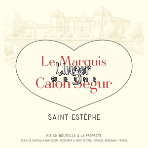 2020 Marquis de Calon Chateau Calon Segur Saint Estephe
