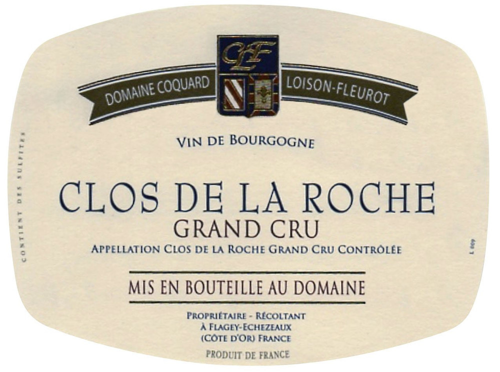 Coquard Loison Fleurot - Clos de la Roche Grand Cru 2017