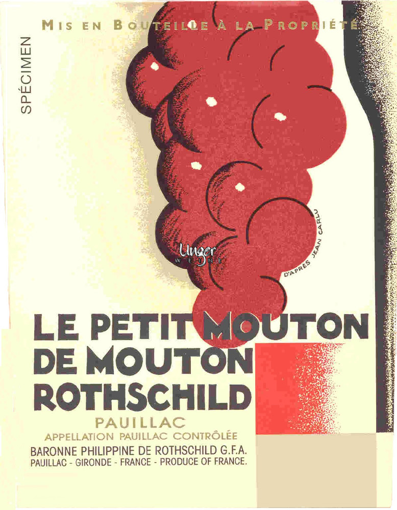 2020 Le Petit Mouton Chateau Mouton Rothschild Pauillac