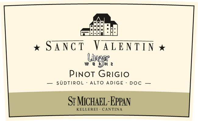 2019 St. Valentin Pinot Grigio Kellerei St. Michael, Eppan Südtirol