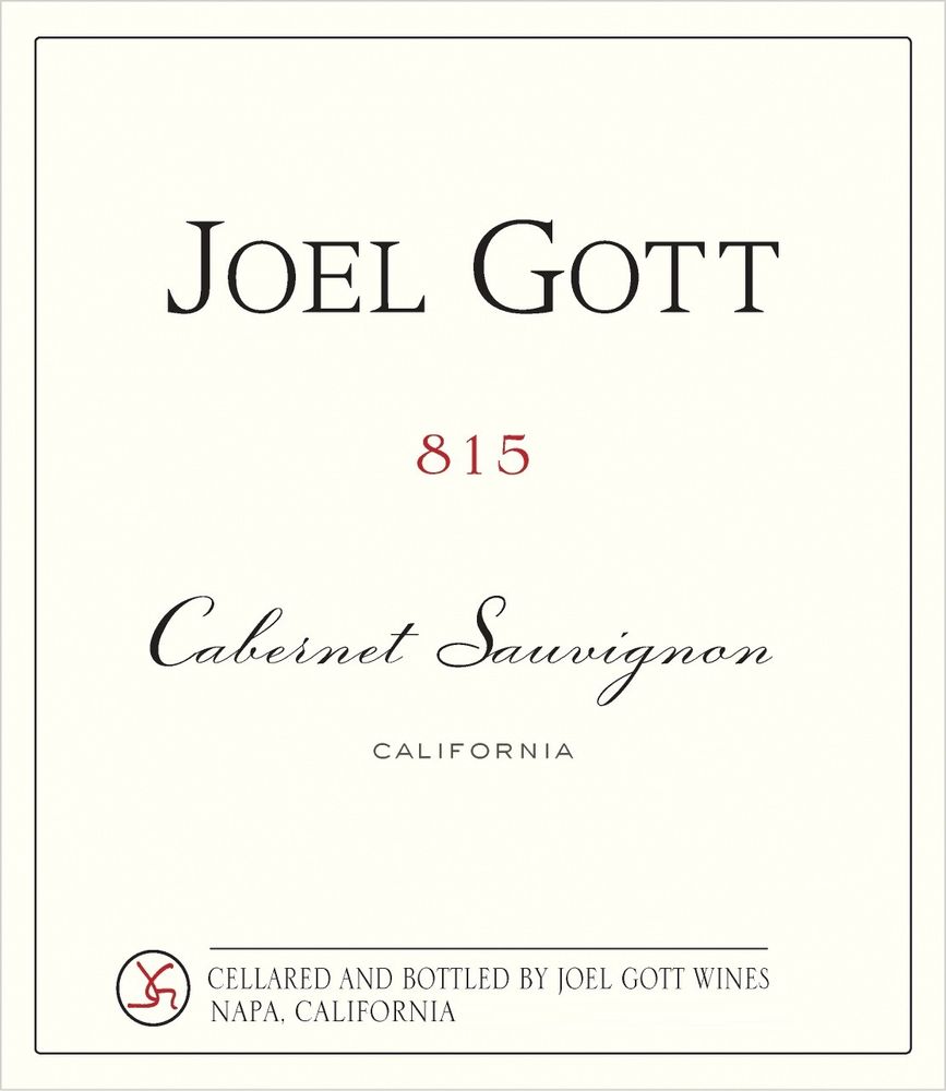 Joel Gott - Cabernet Sauvignon 815 2016