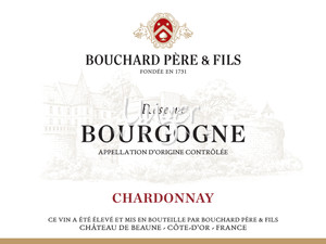 2017 Bourgogne Chardonnay Domaine Bouchard Pere & Fils Burgund