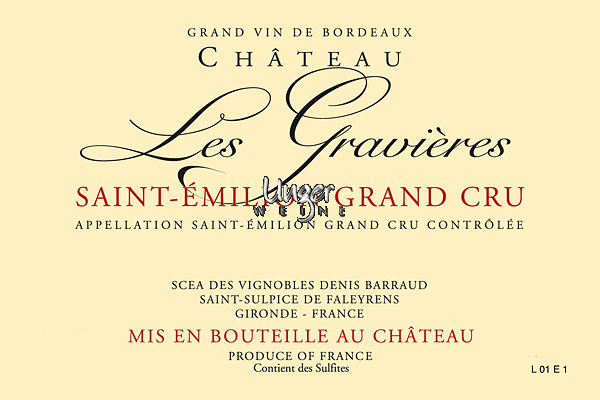 2018 Chateau Les Gravieres Saint Emilion