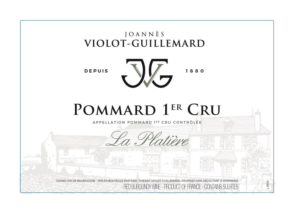 Joannes Violot-Guillemard - Pommard La Platiere 1er Cru 2021