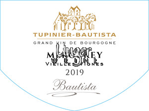 2019 Mercurey Vieilles Vignes Rouge Domaine Tupinier-Bautista Mercurey