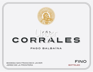 Vina Corrales Fino Sherry (bottled 2024) Bodegas y Vinedos Balbaina Jerez de la Frontera
