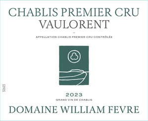 2023 Chablis Vaulorent Domaine 1er Cru Domaine William Fevre Chablis