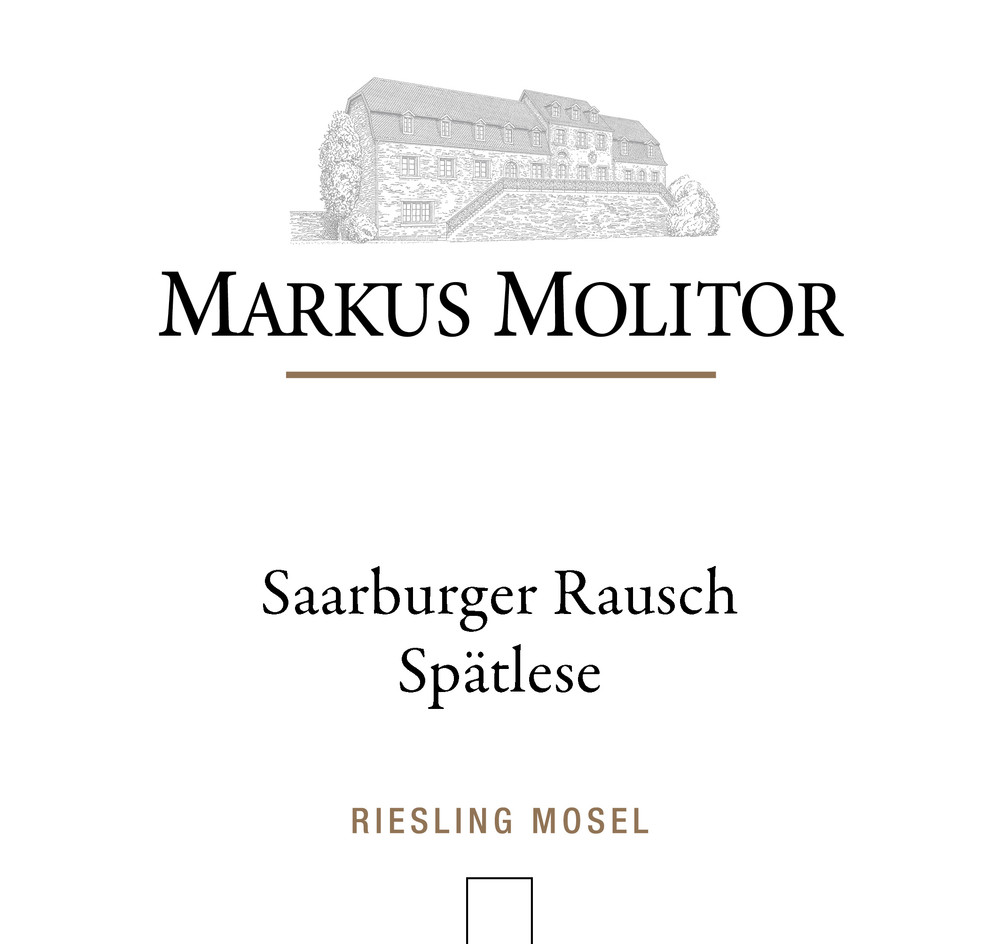 Molitor, Markus - Saarburger Rausch Riesling Spätlese trocken Weisse Kapsel 2015