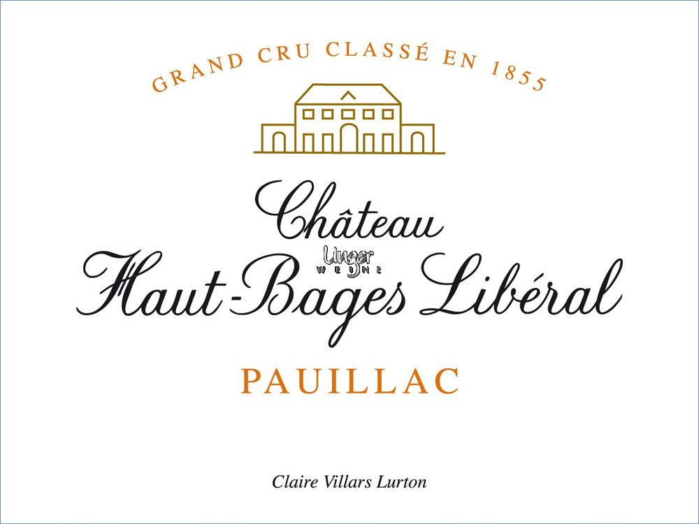 2020 Chateau Haut Bages Liberal Pauillac
