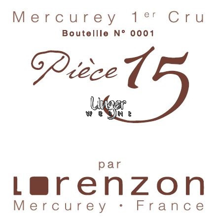 2020 Mercurey 1er Cru Piece 15 Domaine Lorenzon Mercurey