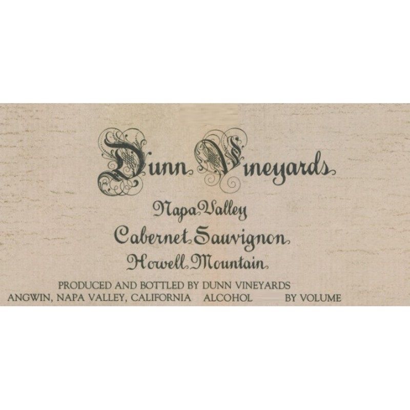 Dunn - Howell Mountain Cabernet Sauvignon 1986