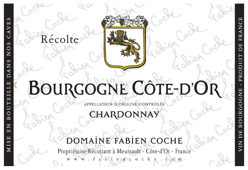 Domaine Fabien Coche - Bourgogne Cote D’Or Chardonnay 2022