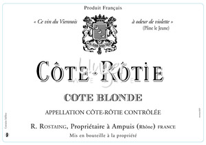 2000 Cote Rotie Cote Blonde Rostaing, Rene Rhone