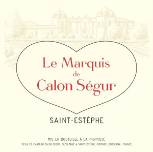 2016 Marquis de Calon Chateau Calon Segur Saint Estephe
