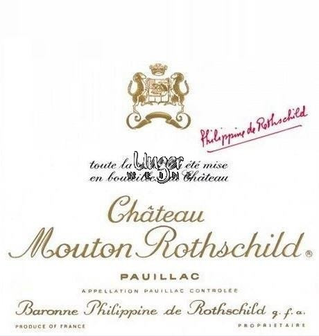 2018 Chateau Mouton Rothschild Pauillac