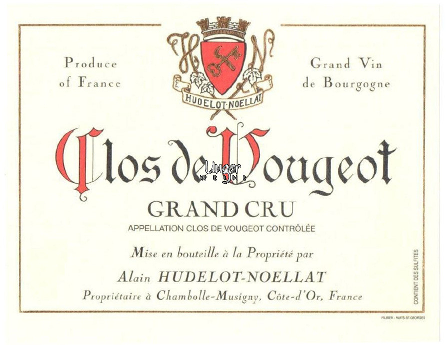 2018 Clos de Vougeot Grand Cru Hudelot Noellat Cote d´Or