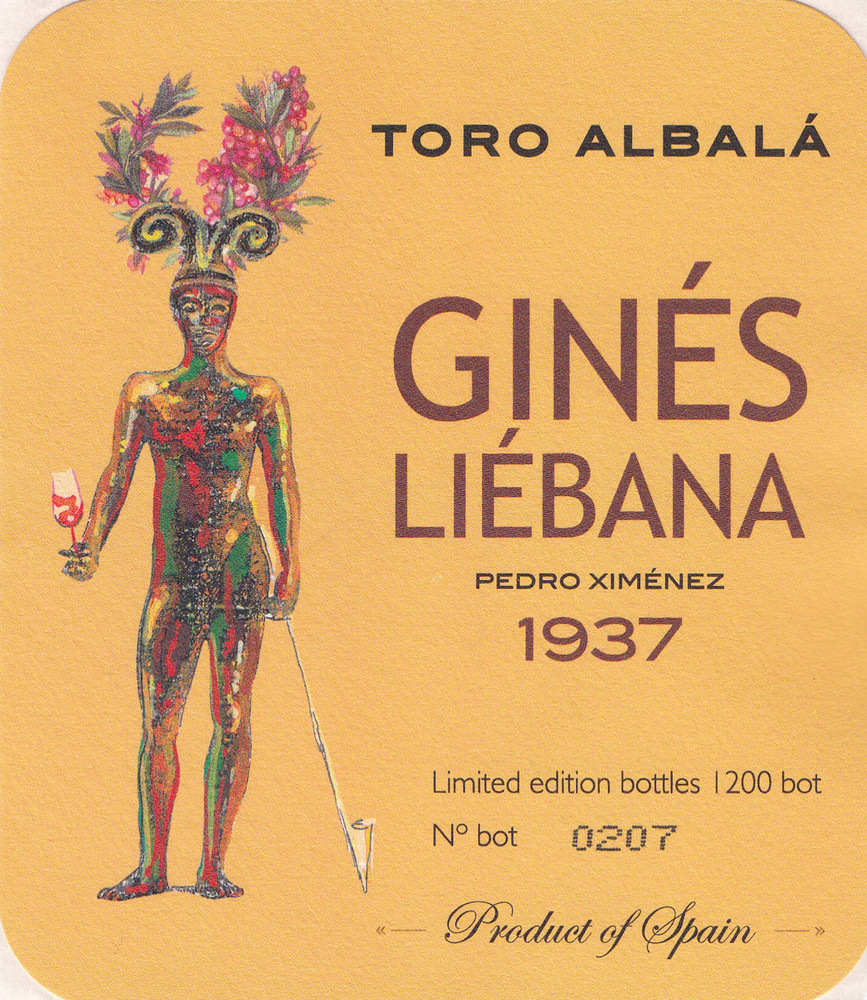 Toro Albala - Don Px Convento Gines Liebana 1937