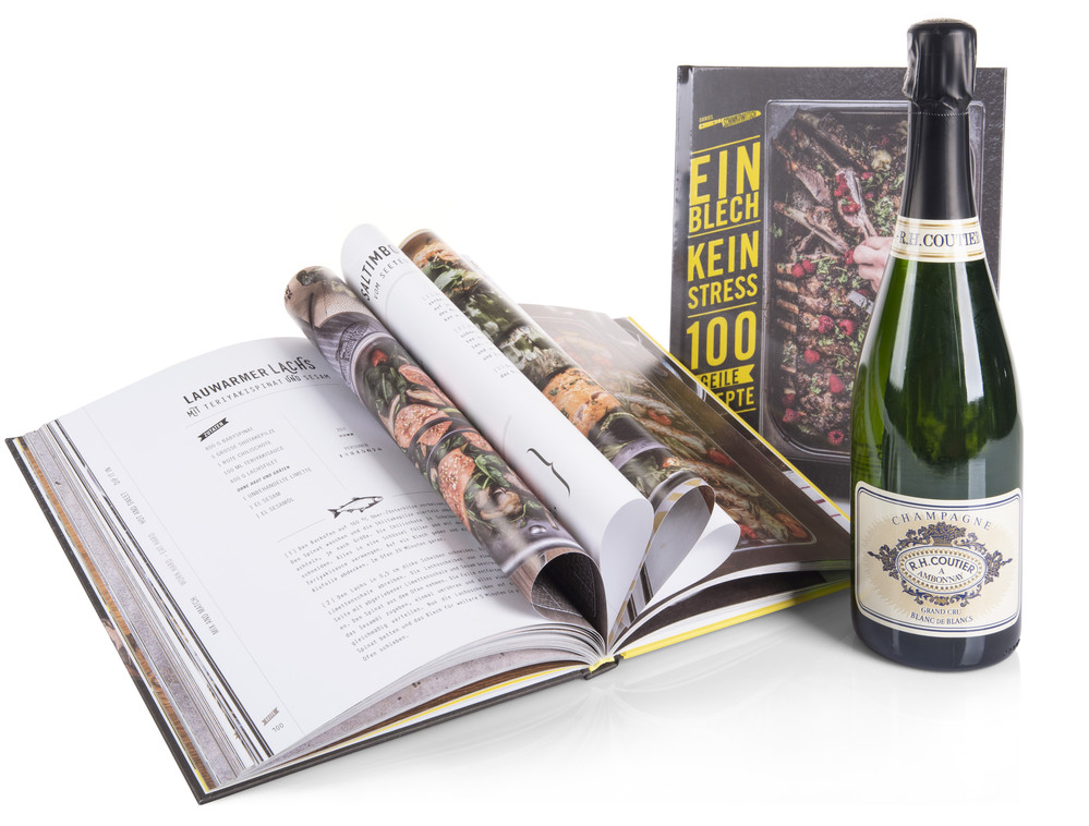 Coutier & Daniel Schimkowitsch - Champagne Brut Blanc de Blancs Grand Cru & Ein Blech. Kein Stress.