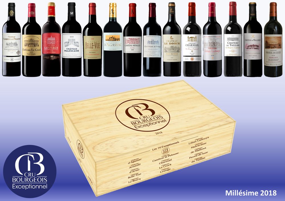 Collection "LES 14 EXCEPTIONNELS" - Crus Bourgeois Exceptionnels 2019