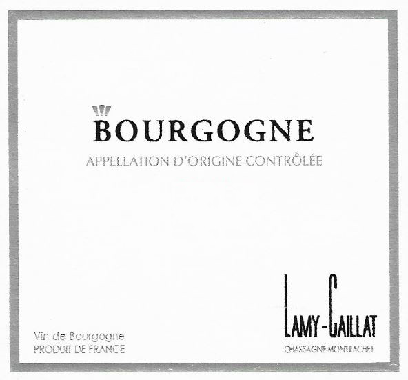 F. Lamy - Caillat - Bourgogne Blanc (eine Flasche -pro Kunde) 2018