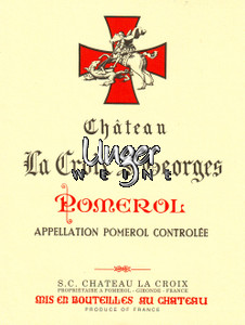 2014 Chateau La Croix Saint Georges Pomerol