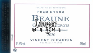 2021 Beaune 1er Cru Clos des Aigrots Girardin, Vincent Cote de Beaune