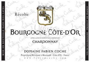 2022 Bourgogne Cote D’Or Chardonnay Domaine Fabien Coche Burgund