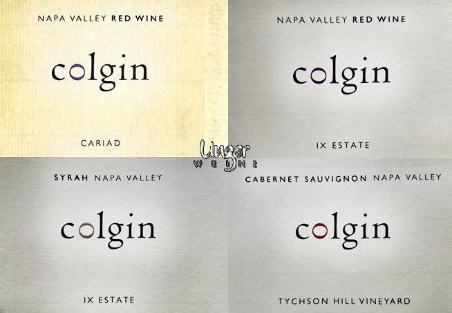 2012 Assortment - je eine Flasche Tychson Hill, IX Estate Proprietary Red, IX Estate Syrah, Cariad Colgin Napa Valley