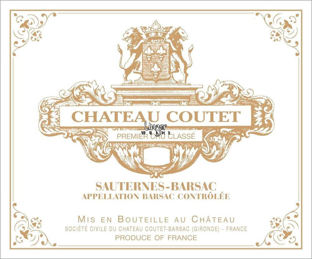 2017 Chateau Coutet Sauternes