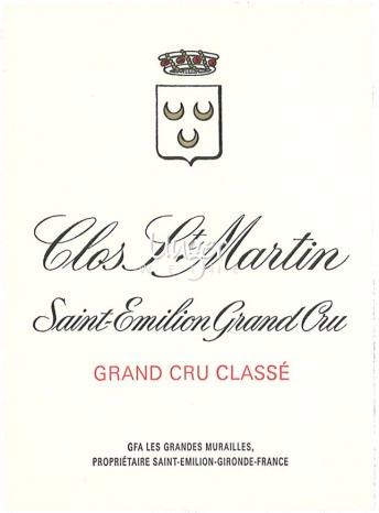 Chateau Clos Saint Martin 2000