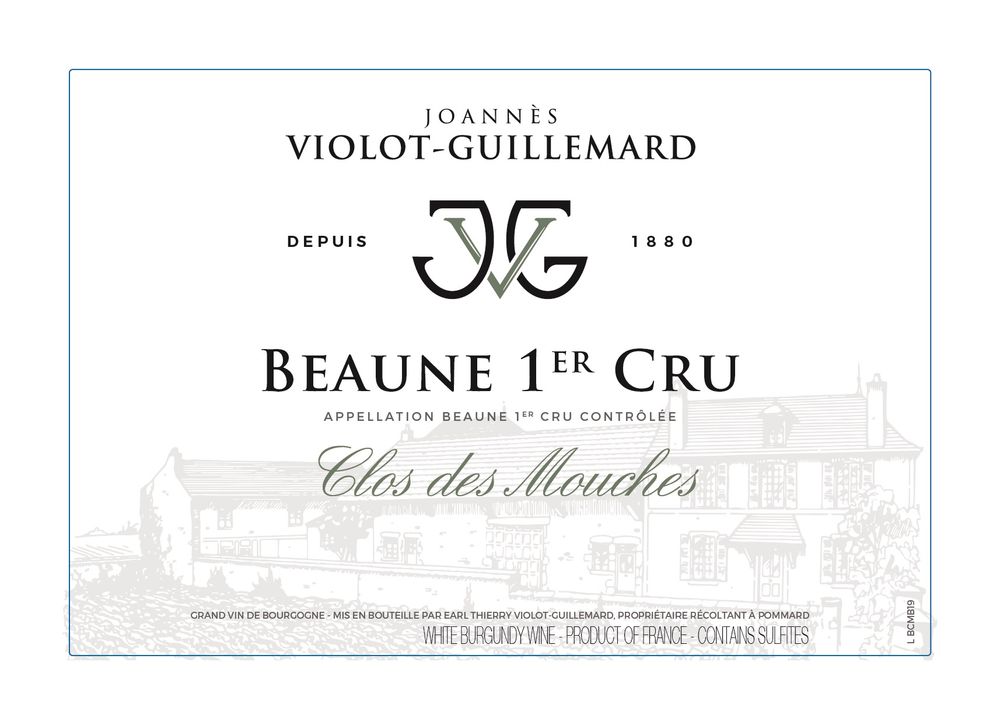 ⁨Joannes Violot-Guillemard - Beaune Clos des Mouches 1er Cru 2020⁩ ⁨0,75 L⁩