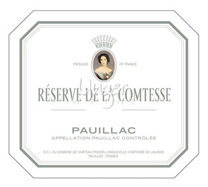 2003 Reserve de la Comtesse Chateau Pichon Comtesse de Lalande Pauillac