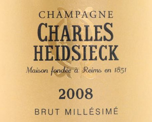 2008 Champagner Brut MILLESIME Heidsieck, Charles Champagne