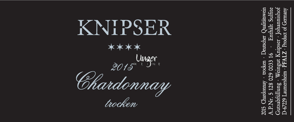 2015 Chardonnay**** Knipser Pfalz