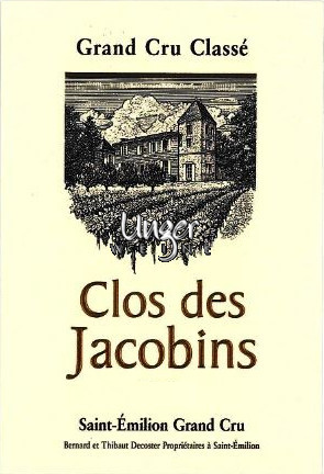 2019 Chateau Clos des Jacobins Saint Emilion