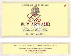 2020 Chateau Clos Puy Arnaud Cotes de Castillon