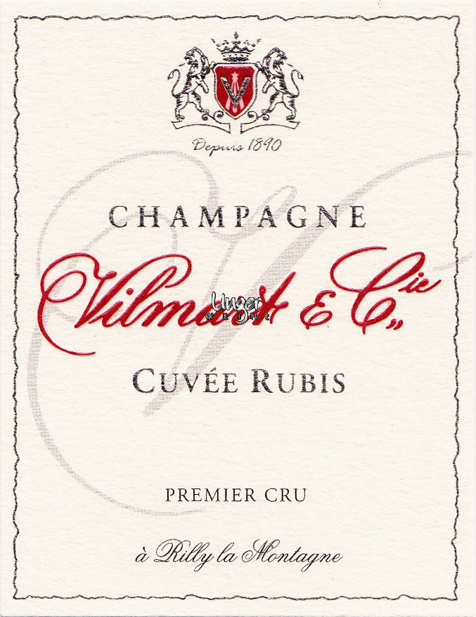 Champagner Rubis Brut Rose 1er Cru Vilmart Champagne