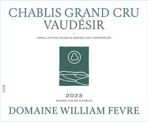 2023 Chablis Vaudesir Domaine Grand Cru Domaine William Fevre Chablis