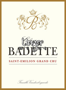 2021 Chateau Badette Saint Emilion