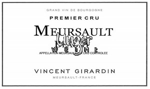 2021 Meursault Les Blagny 1er Cru Girardin, Vincent Cote de Beaune