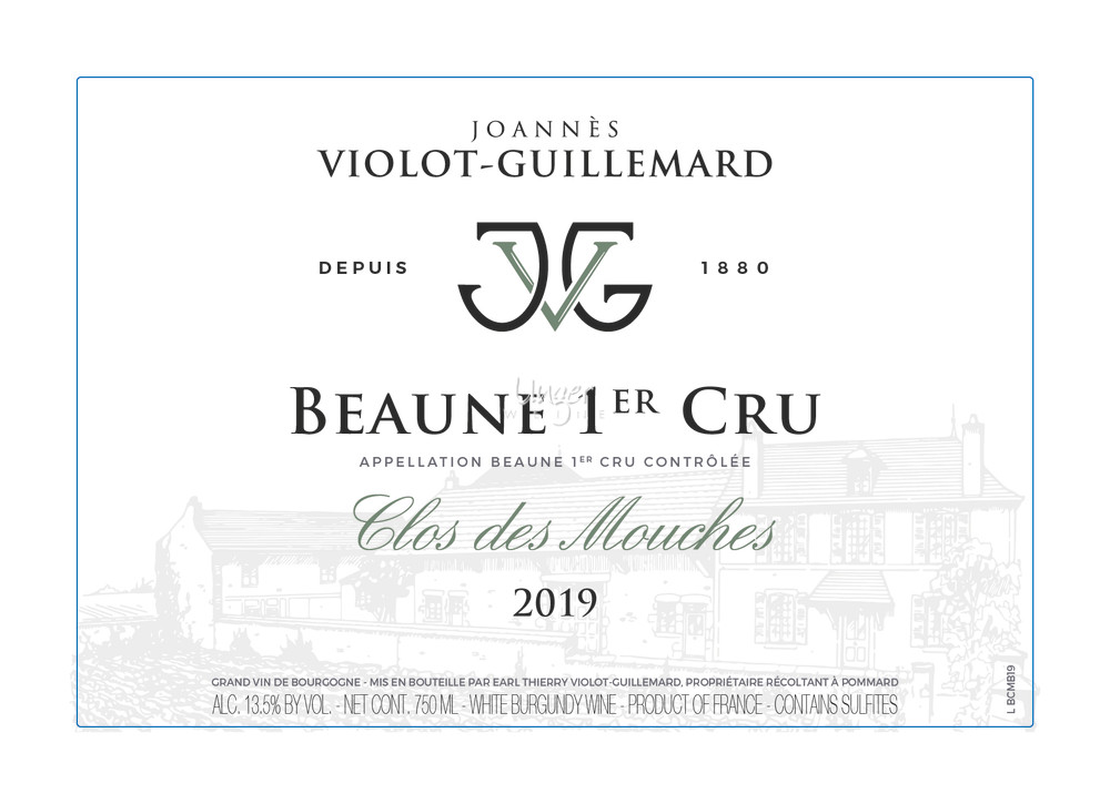 Joannes Violot-Guillemard - Beaune Clos des Mouches 1er Cru 2019