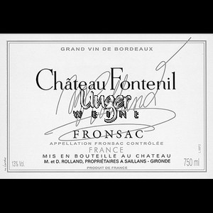 2010 Chateau Fontenil Fronsac