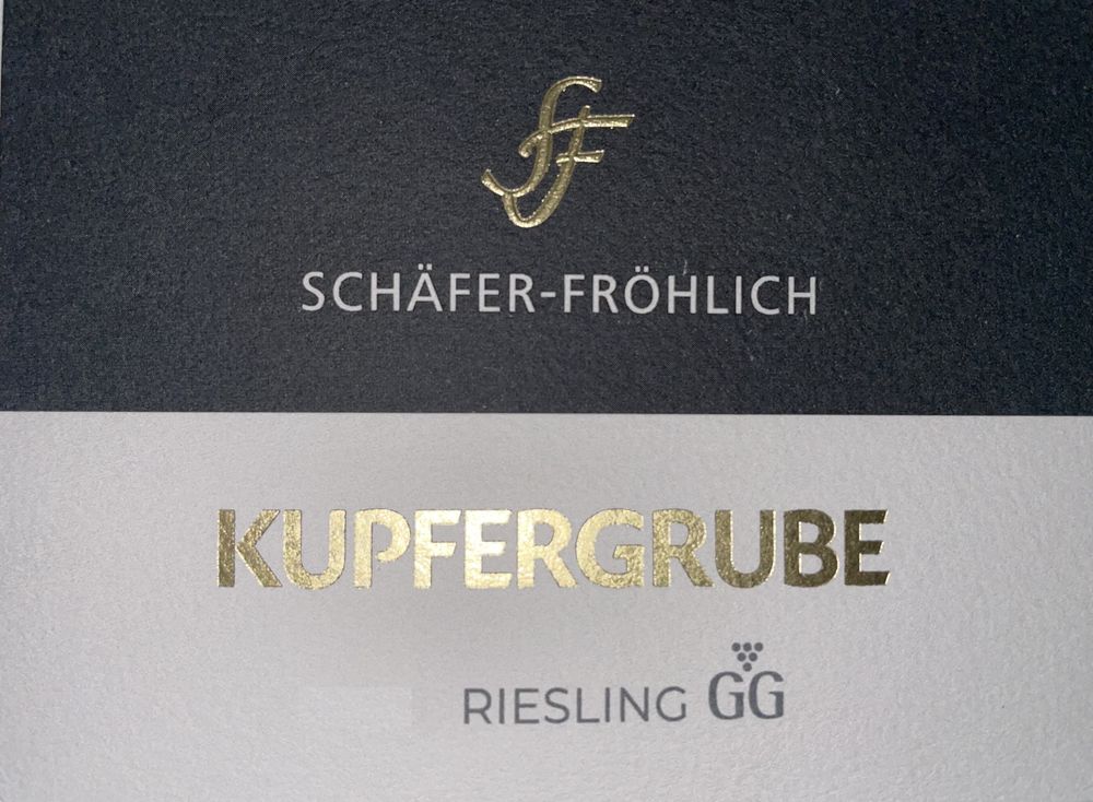 Schäfer-Fröhlich - Kupfergrube Riesling GG 2023