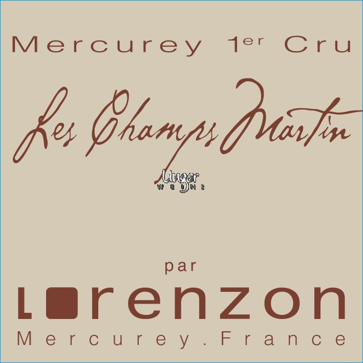 2019 Mercurey 1er Cru Les Champs Martin Rouge Domaine Lorenzon