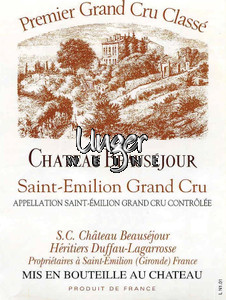 2014 Chateau Beausejour Duffau-Lagarrosse Saint Emilion