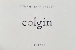 2019 IX Estate Syrah Colgin Napa Valley